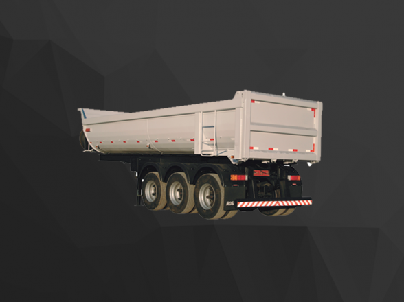 HALF-ROUND TIPPER SEMI-TRAILER