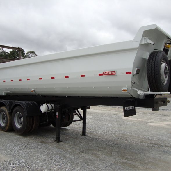 HALF-ROUND TIPPER SEMI-TRAILER